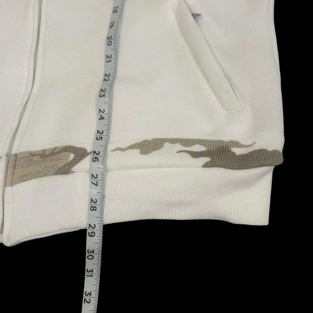 Vintage G-Unit Hoodie Mens L Heavy Weight Reversible White Camouflage Y2K - Picture 4 of 16